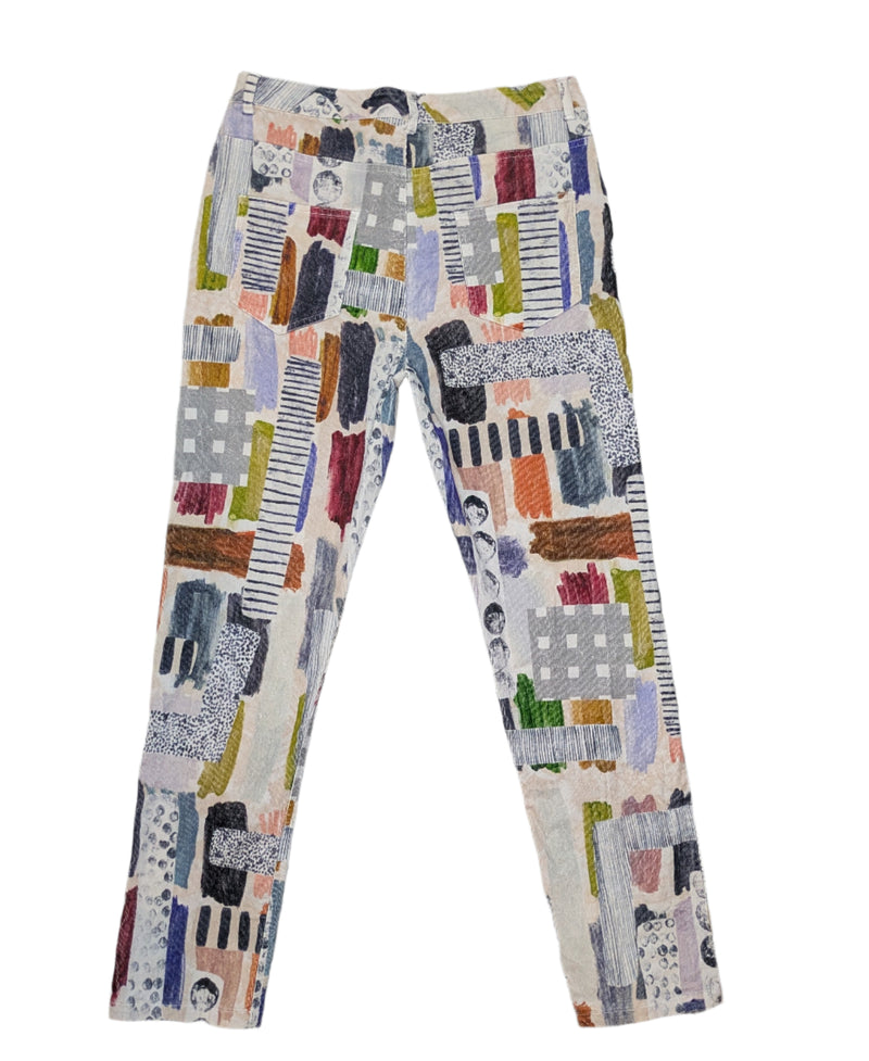 Gorman x Julia Flanagan Multicolour Pattern Print Corduroy Pants