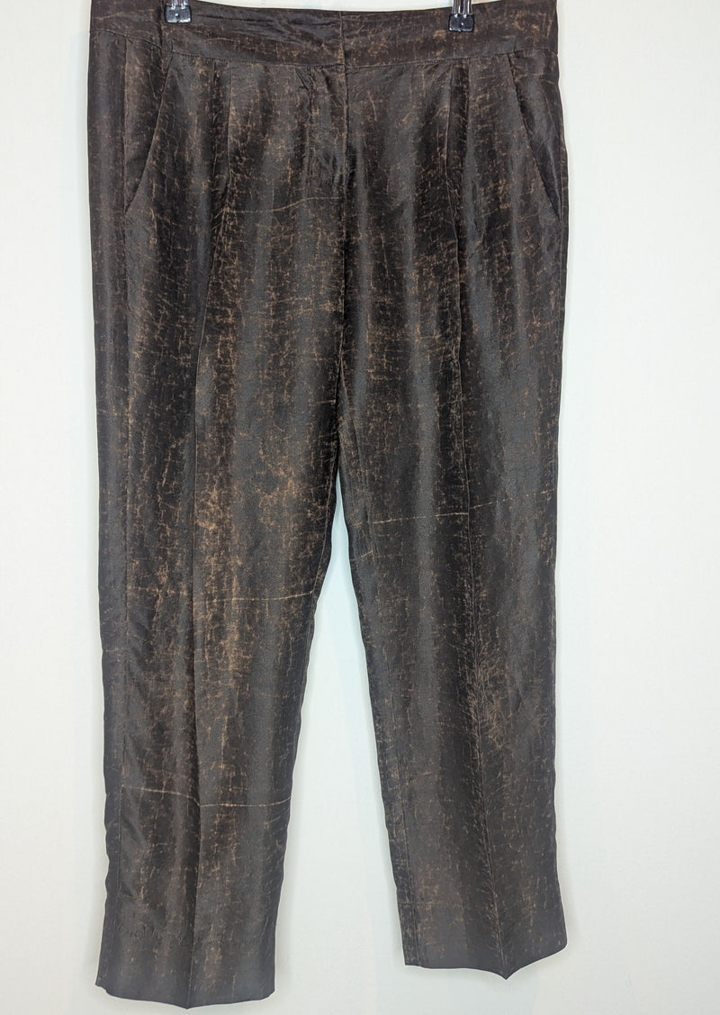 Lisa Ho Cropped Silk Pants