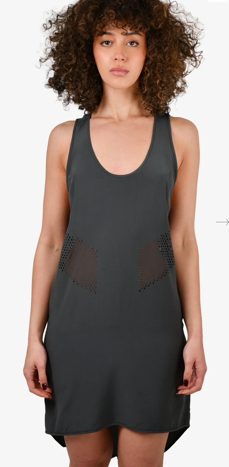 Alexander Wang Black Silk Top Dress