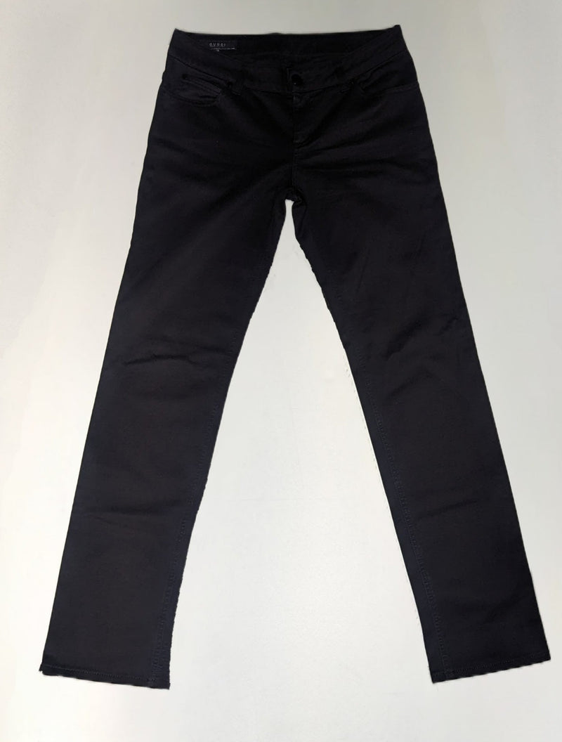 Gucci black straight leg jeans