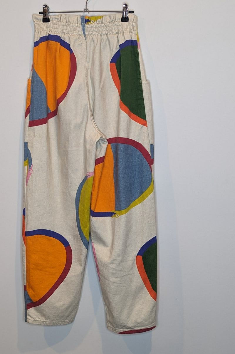 Gorman x Luke Arnold Baby Snake Pattern High Waist Pants Multicolor