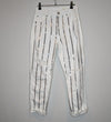 Sass & Bide White & Silver Sequin Jeans