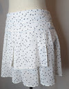 Camilla & Marc Black & White Polka Dot Frill Mini Skirt