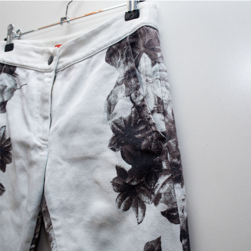 Manning Cartell Black & White Floral Skinny Pants