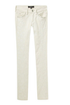 Low rise Cream Galix Embroidered Skinny Jean, Isabel Marant  