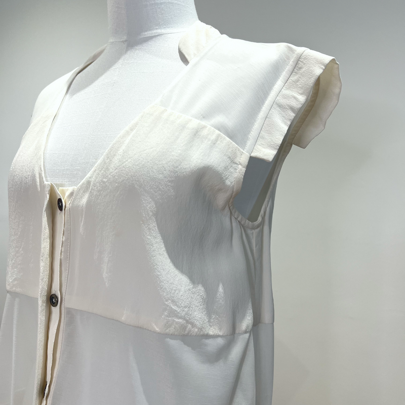 Story by Tang Silk/Lined Sleeveless Shirt