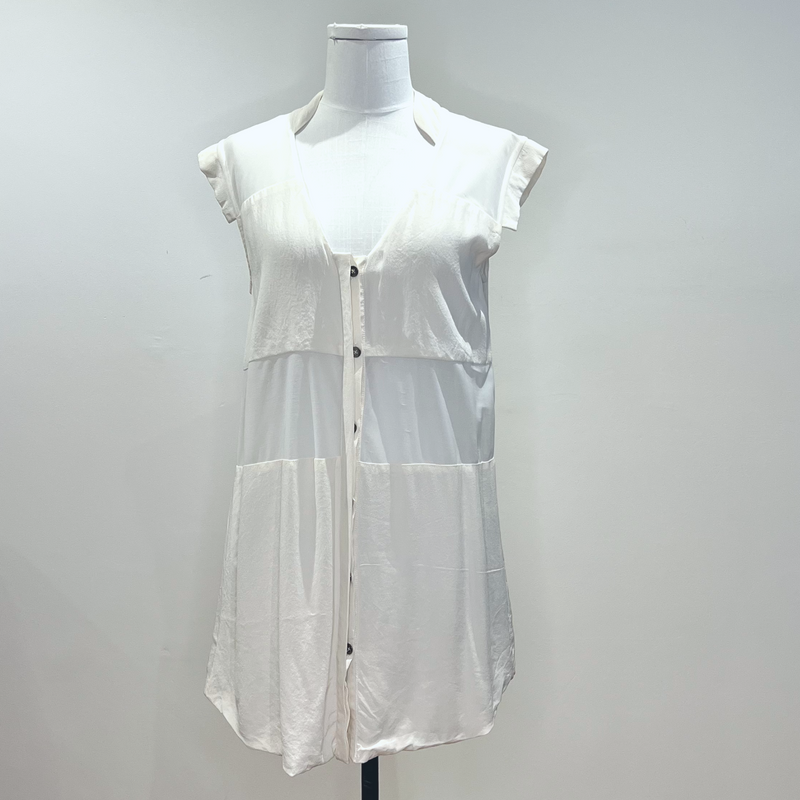 Story by Tang Silk/Lined Sleeveless Shirt