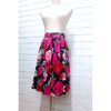 Flora Kung New York Vintage Floral Silk Set: Skirt + Top / Belt