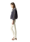 Low Rise Cream Galix Embroidered Skinny Jean, Isabel Marant  