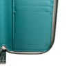 Tiffany & Co. Color Block Zip Around Off White/Blue Wallet