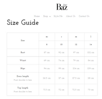 Baz Inc Size Chart Re_find Preloved