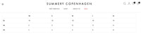 Cecilie Summery Copenhagen Sizechart 