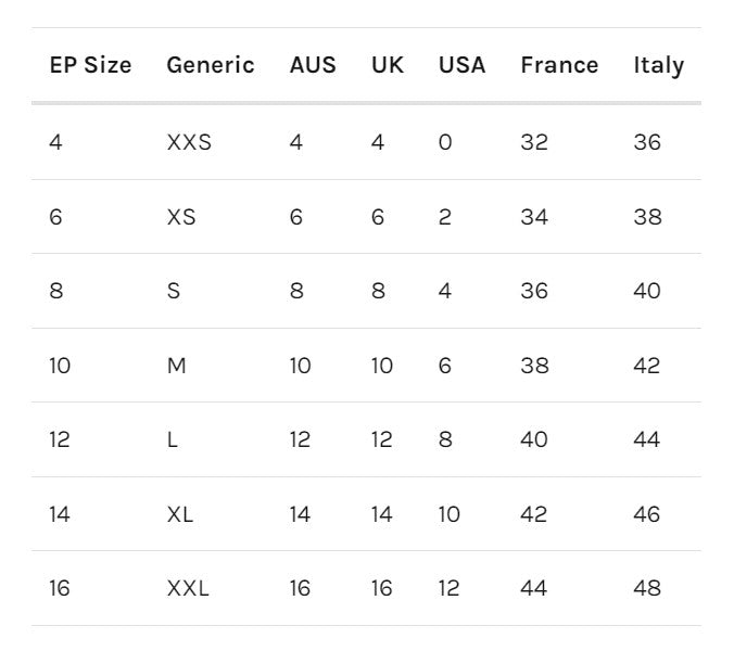 Ena Pelly Size Chart Re_Find Preloved