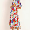 Faithfull the Label Floral Dress Puff Sleeve