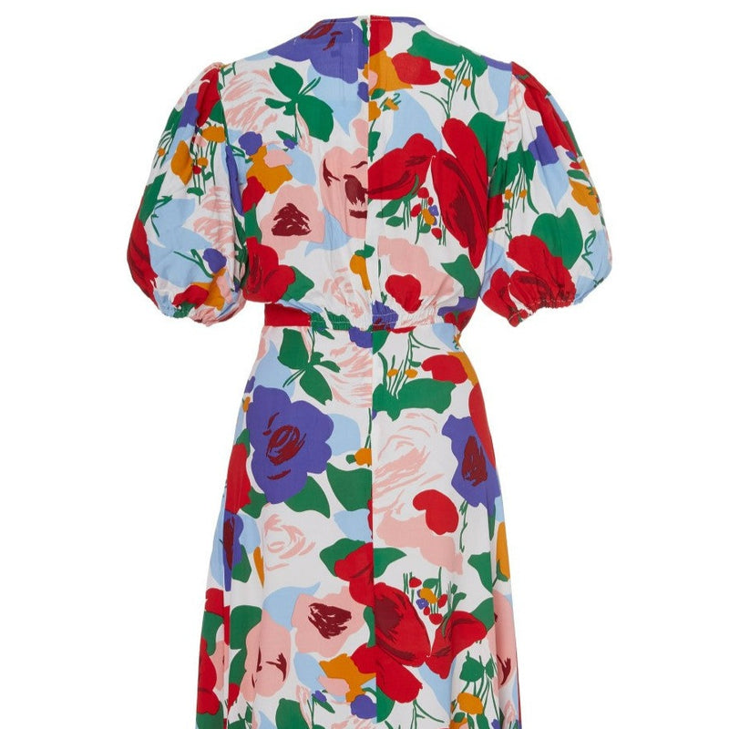 Faithfull the Label Floral Dress Puff Sleeve