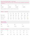 Gorman size chart Refind Preloved