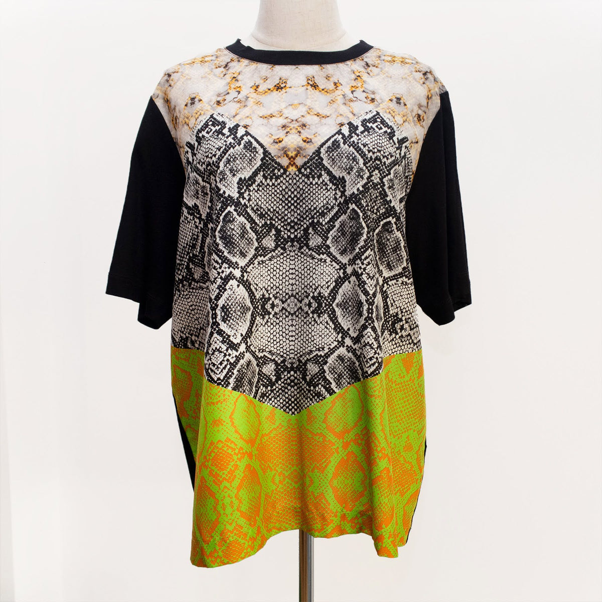 Josh Goot Silk Snakeskin Silk T-shirt