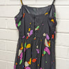 Vintage Navy & Multicolour Pattern Dress