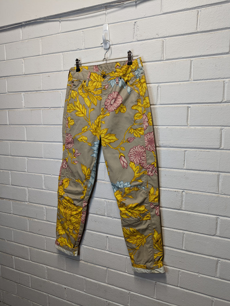 G-Star Raw Rococo Floral Elwood Slim Jean /G-Star 5622 Elwood X 25 Pharrell Jean in Floral Print