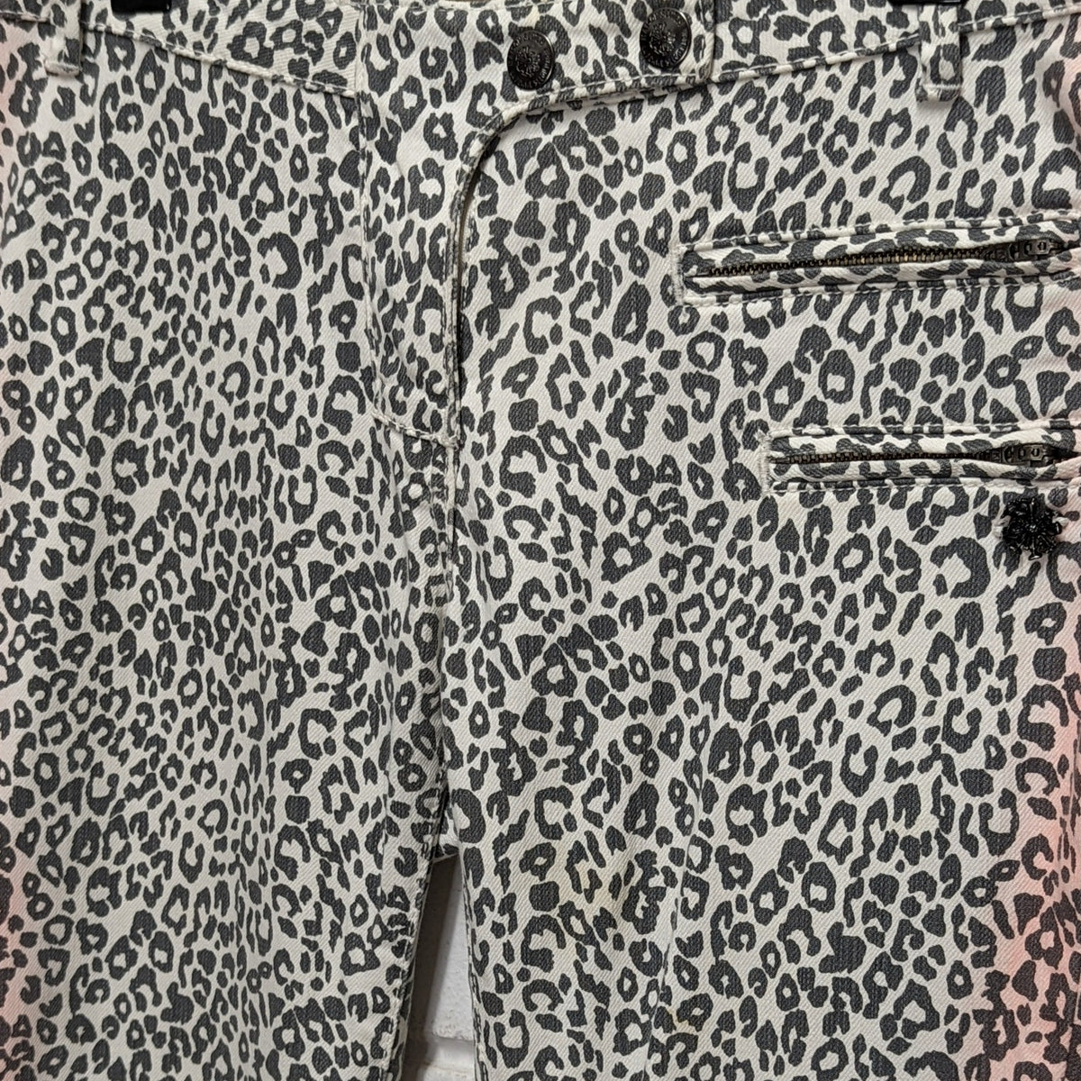 Maison Scotch Leopard Print Jeans Multicolour