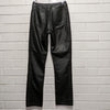 Zuma Originals Australia Vintage Made to Measure Black Leather Motorcycle Straight Leg Pants