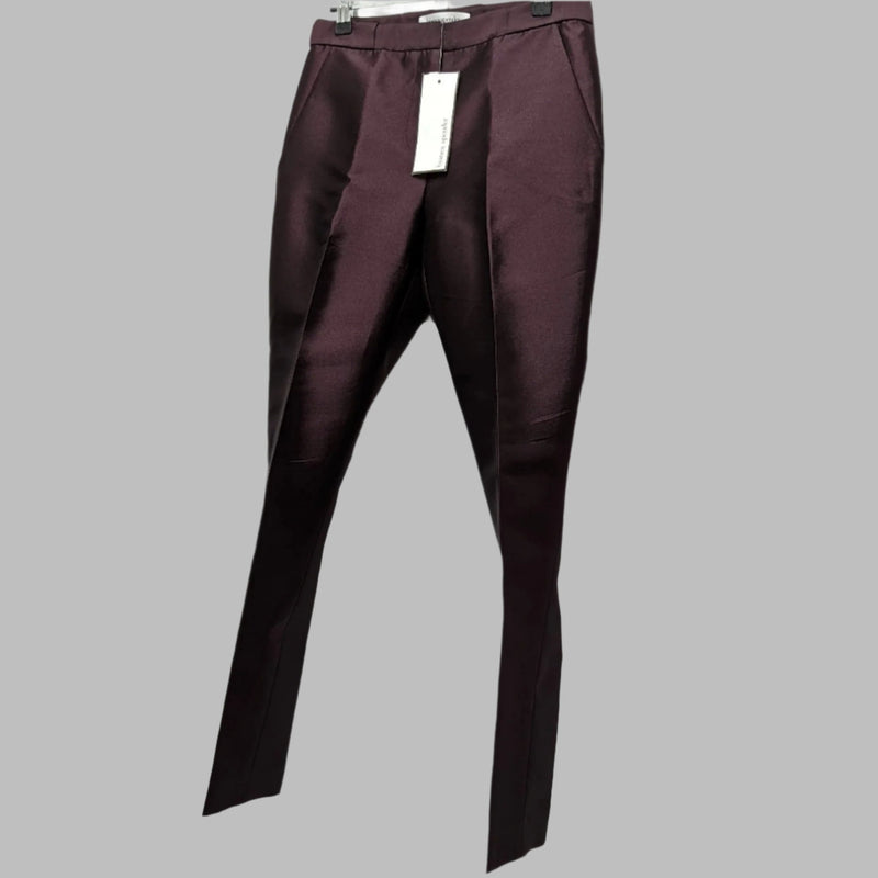 Bianca Spender Burgundy Dress Pants