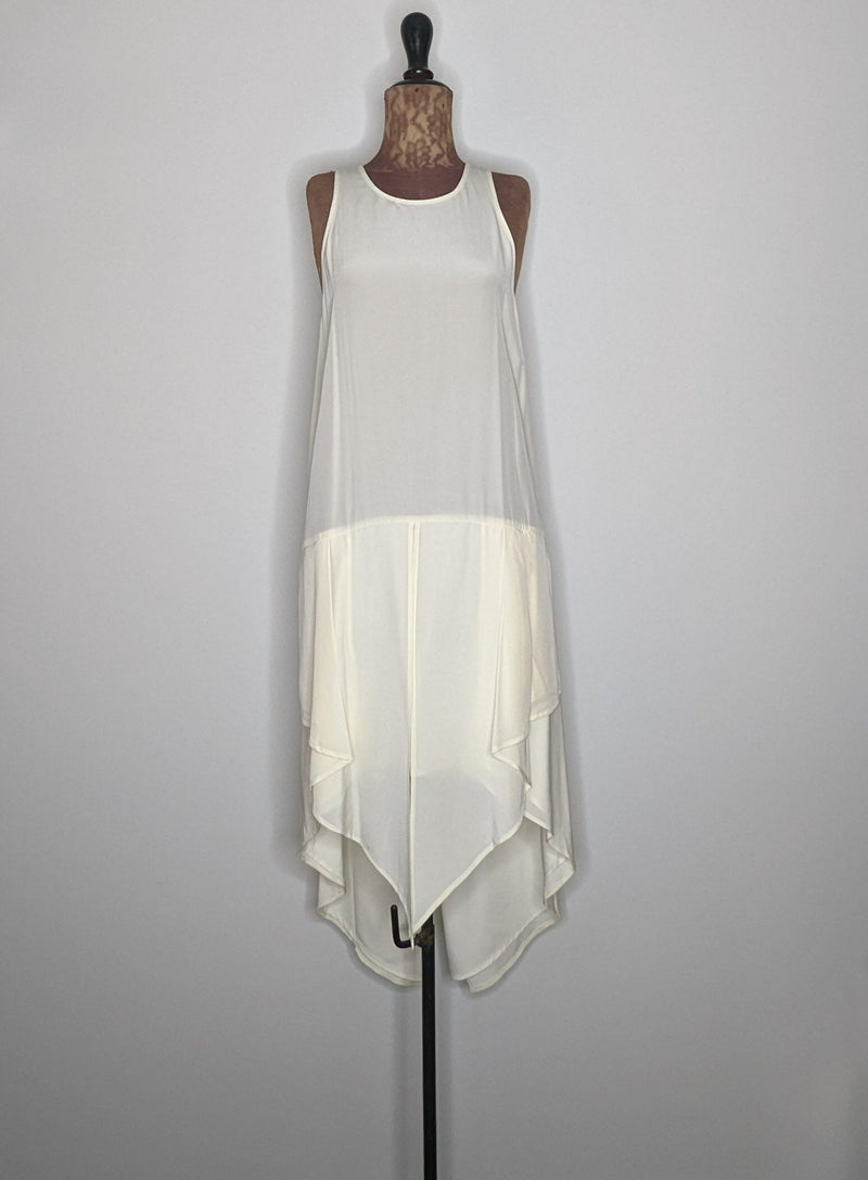 Sass & Bide Cream Silk Panel Dress / Top