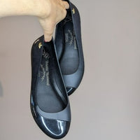 Vivienne Westwood +Melissa Black Ballet Flats, The Charlie 