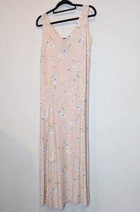 Vintage Camilla Arthur Milano Pale Pink Floral Midi/Maxi Dress