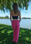 Bellino Paris London New York Vintage Pink Silk Pants