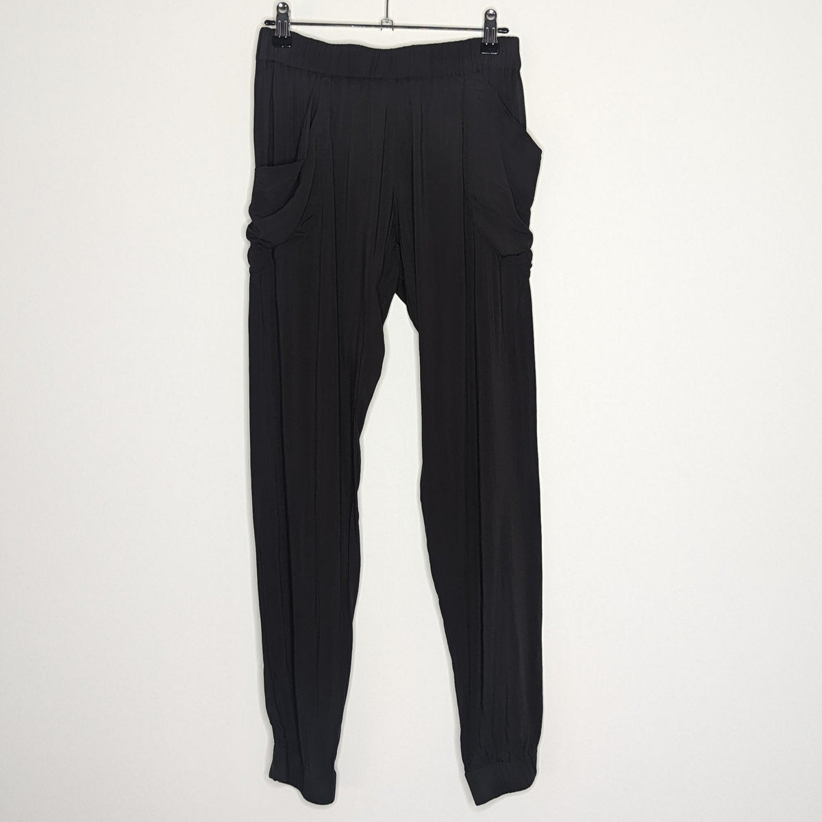 Sass & Bide Black Draped Jogger pants