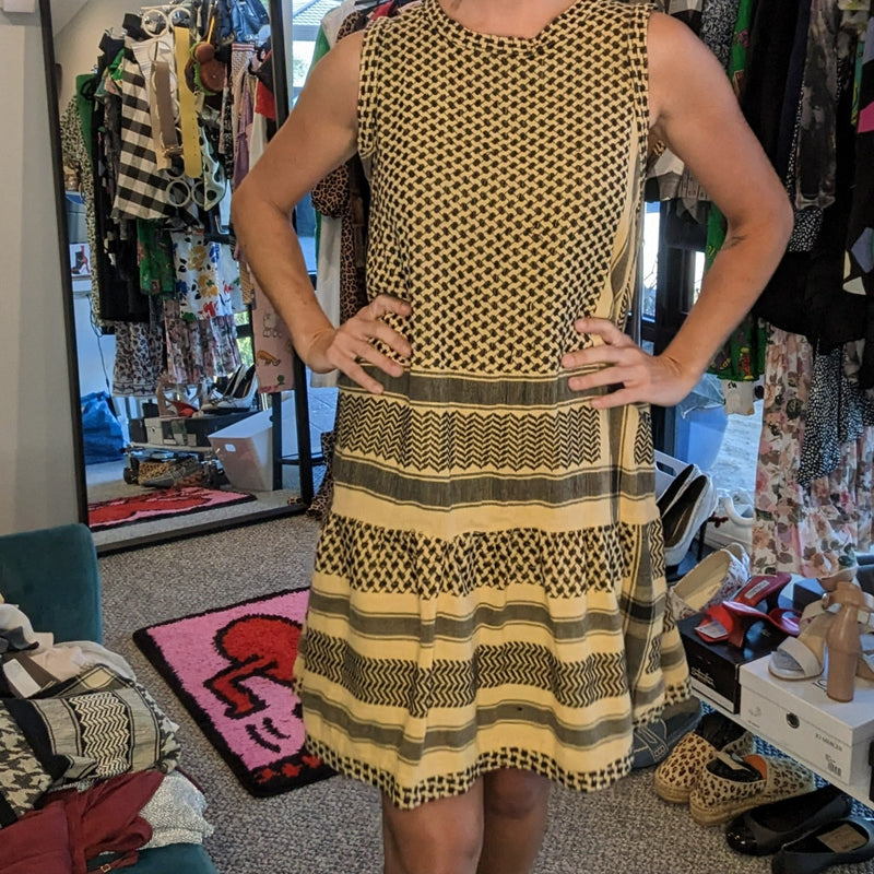 Cecilie Copenhagen 2.0 Mustard Yellow Sleeveless Dress