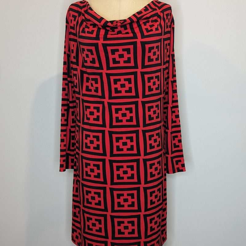 Charlie Brown Red Black Fendi Look Dress