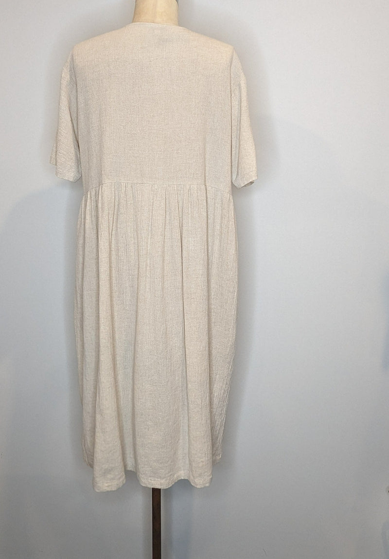 Rowie Linen/Cotton Midi Dress