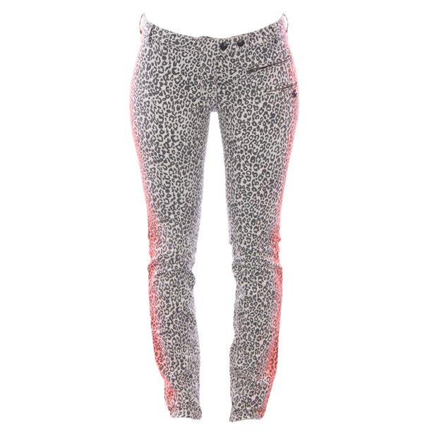 Maison Scotch Leopard Print Jeans Multicolour