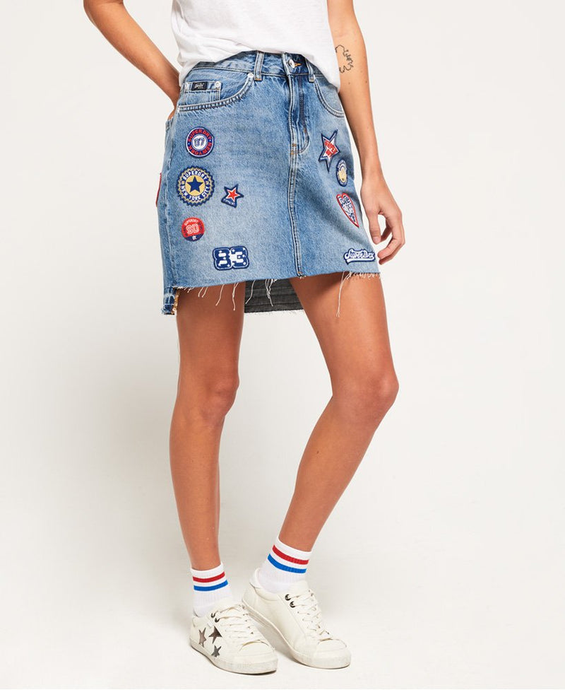 Superdry Denim Mini Skirt