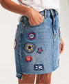 Superdry Denim Mini Skirt