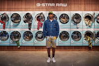 G-Star Raw Rococo Floral Elwood Slim Jean /G-Star 5622 Elwood X 25 Pharrell Jean in Floral Print